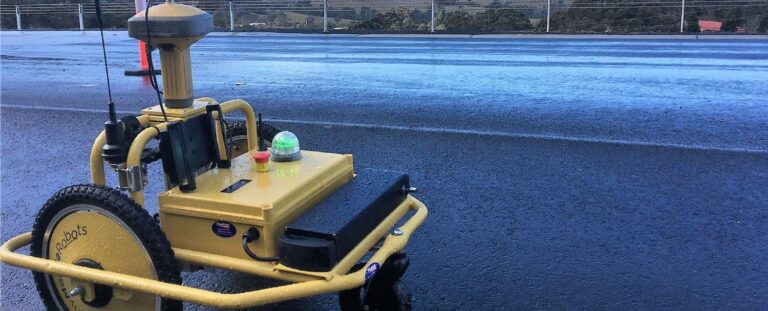 tiny surveyor road marking robot
